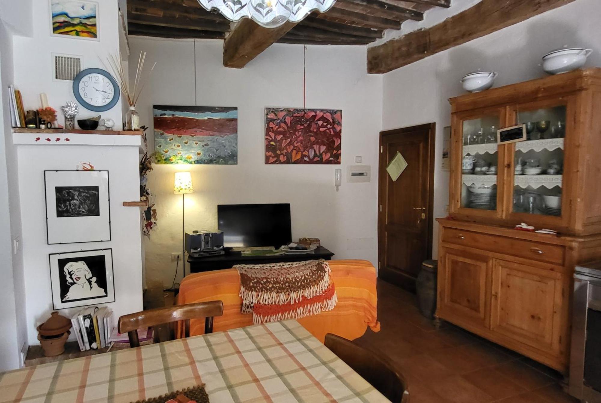 La Casa Di Dina Appartement Castelmuzio Buitenkant foto